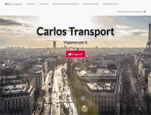 Tablet Screenshot of carlostransport.com